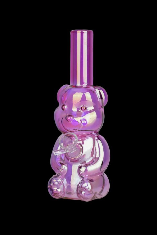 Bear Buddy Electroplated Water Pipe