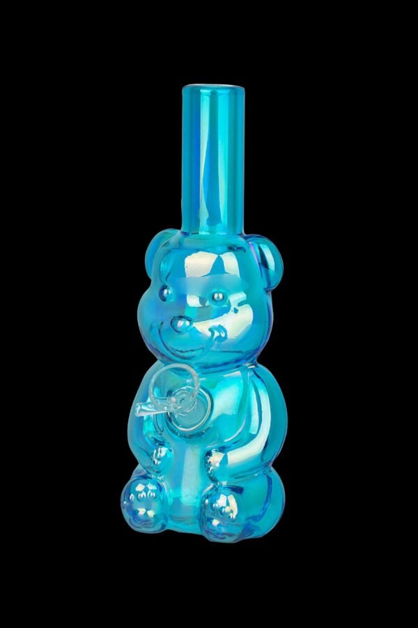 Bear Buddy Electroplated Water Pipe