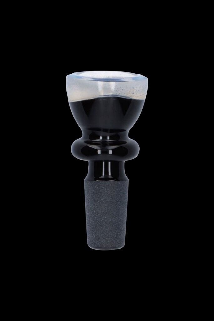 Black Bong Bowl With Colored Ring