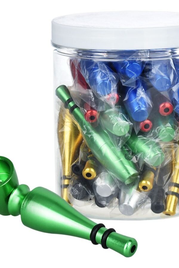 Bowling Pin Aluminum Hand Pipe - 3"" / 30ct