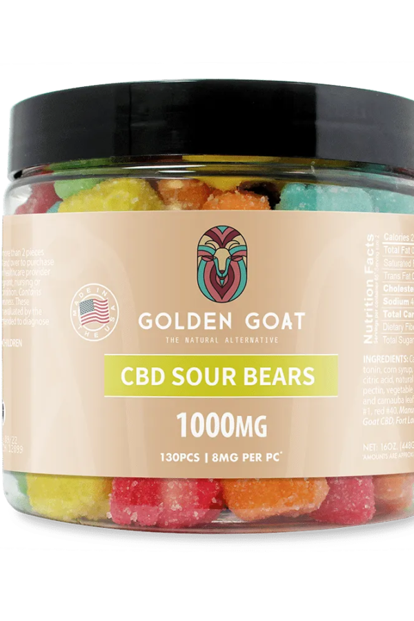 CBD Gummies 1000MG - Sour Bears