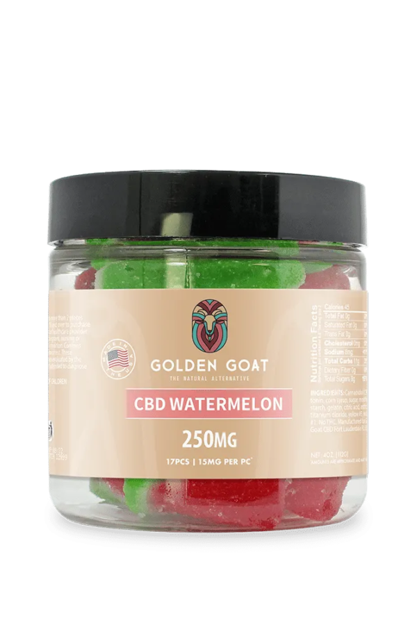CBD Gummies 250MG - Watermelon Slices