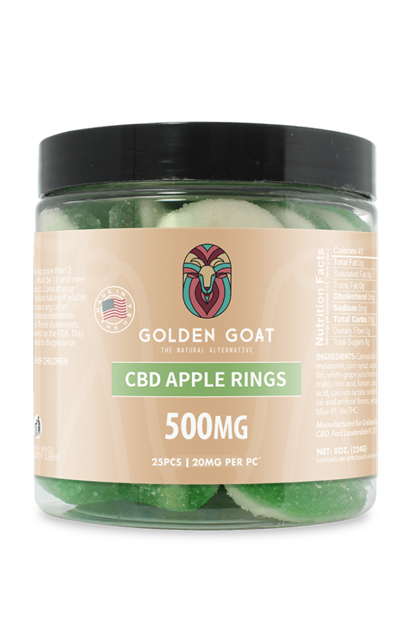 CBD Gummies 500MG - Apple Rings