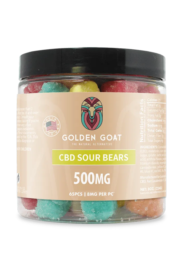 CBD Gummies 500MG -Sour Bears