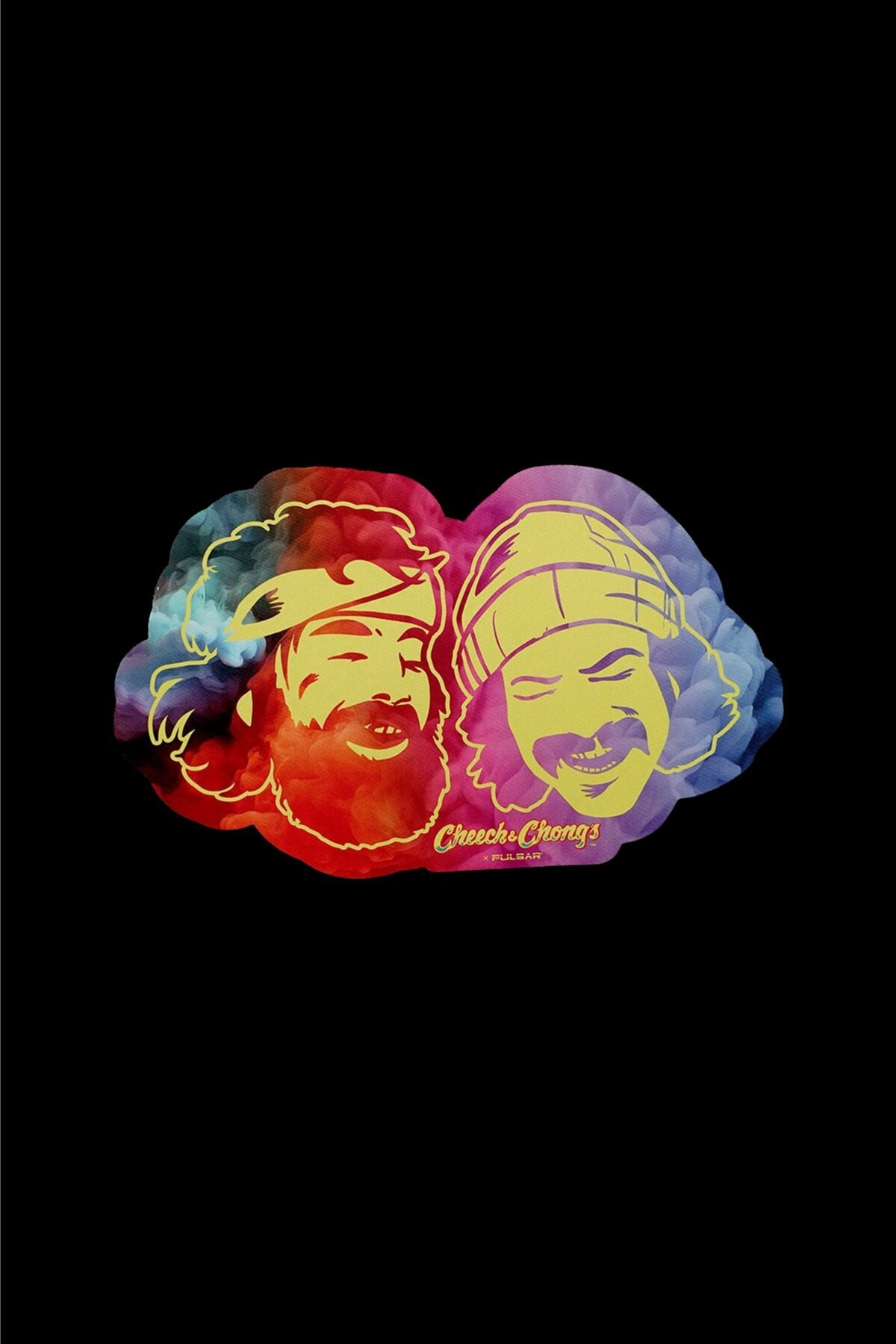 Cheech & Chong's x Pulsar Diecut DabPadz - Smoke
