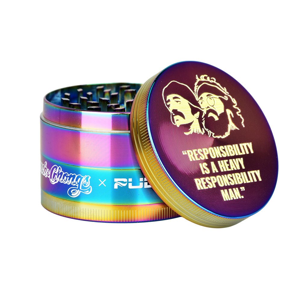 Cheech & Chong's x Pulsar Rainbow Metal Grinder / 4pc / 2.5""