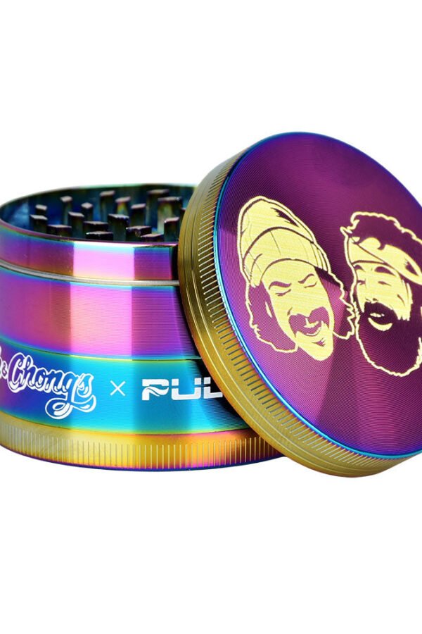 Cheech & Chong's x Pulsar Rainbow Metal Grinder / 4pc / 2.5""