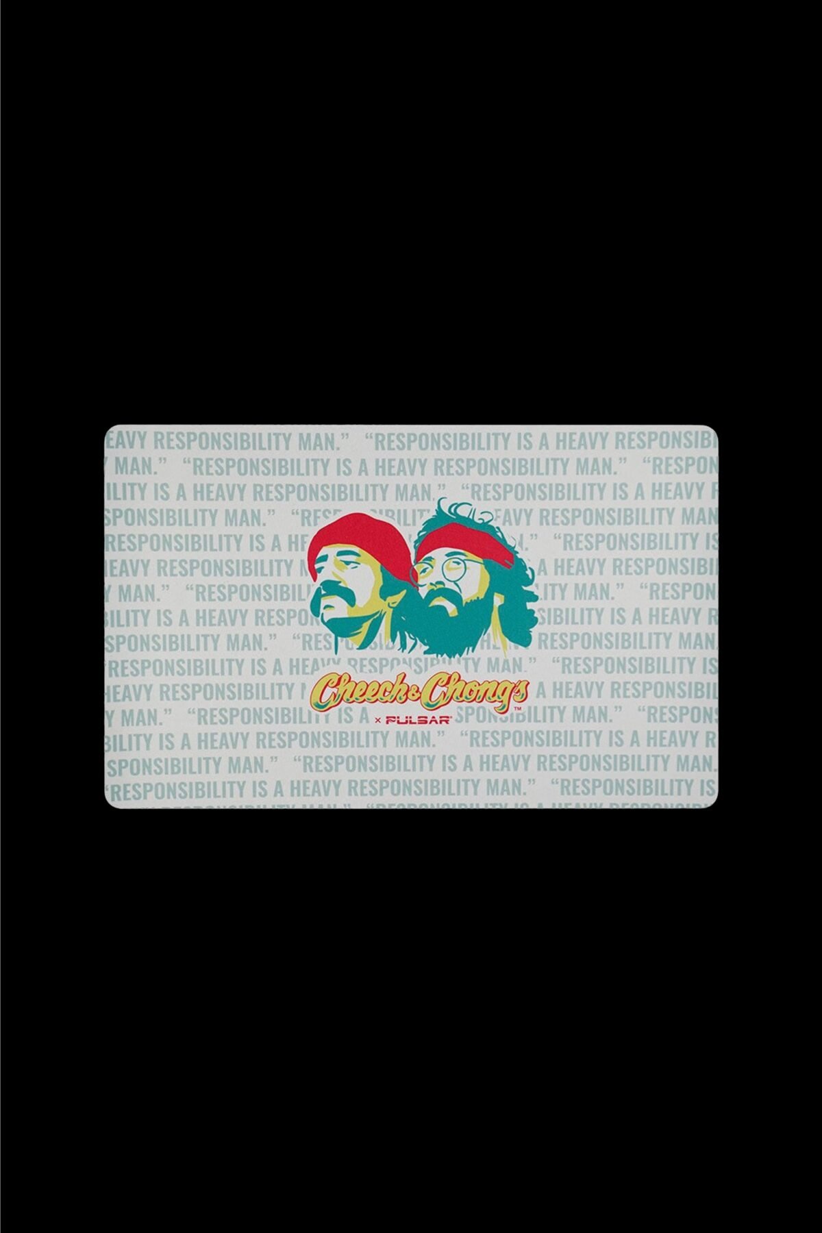 Cheech & Chong's x Pulsar Rectangle DabPadz - Responsibility