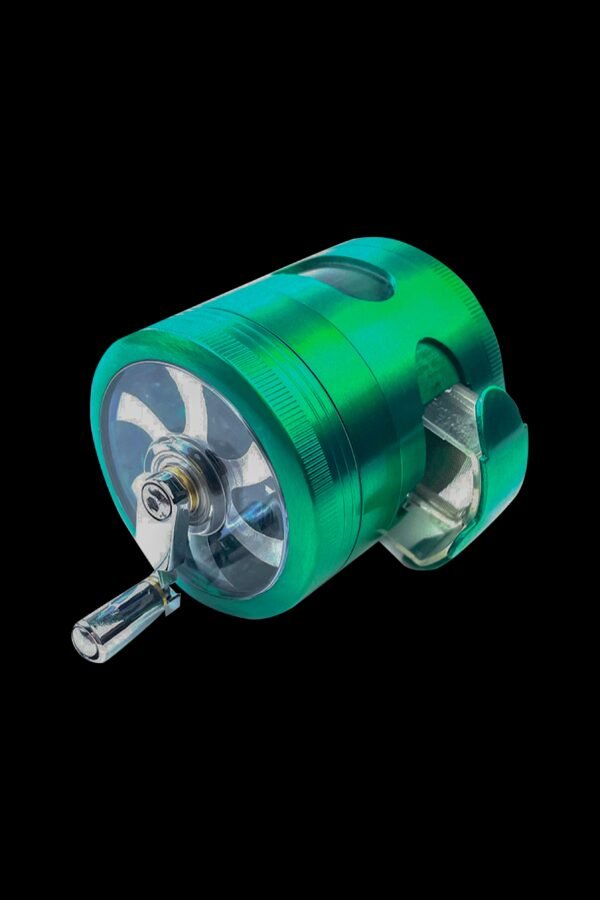 Cloud 8 Hand Crank Grinder with Glass Window & Drawer