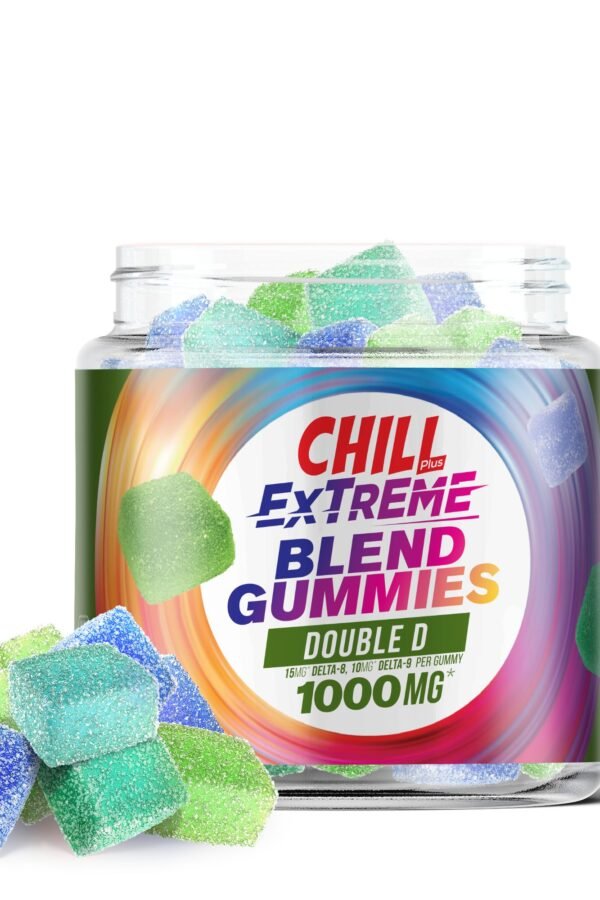 D8 & D9 Blend - Double D Gummies - Chill Extreme - 1000mg