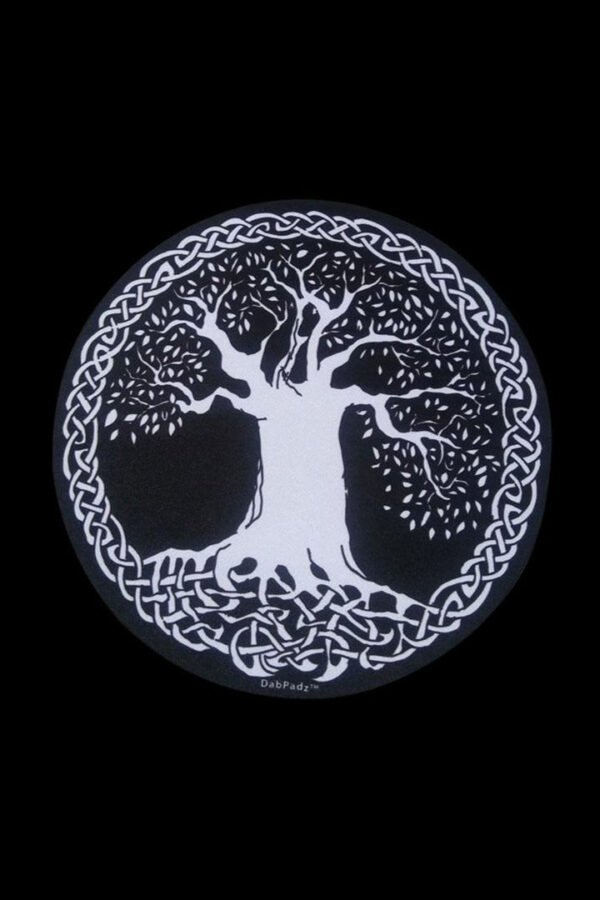 DabPadz Tree of Life Round Fabric Top Dab Pad