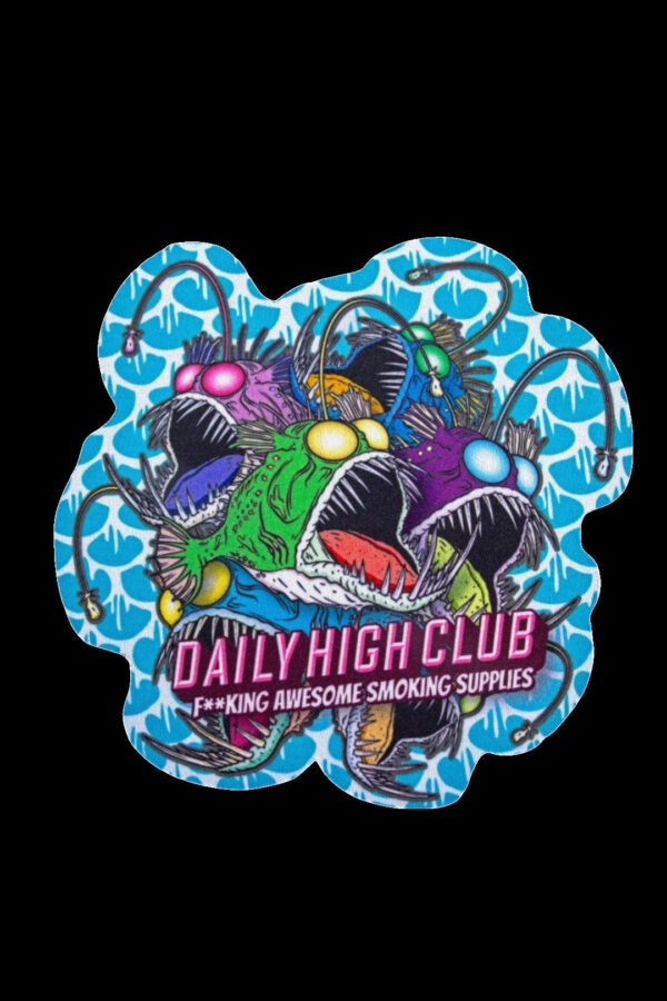 Daily High Club Angler Fish Glass Mat