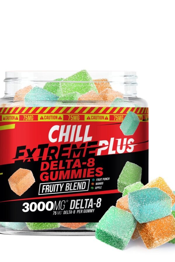 Delta 8 Fruity Blend Gummies - Chill Extreme - 3000mg