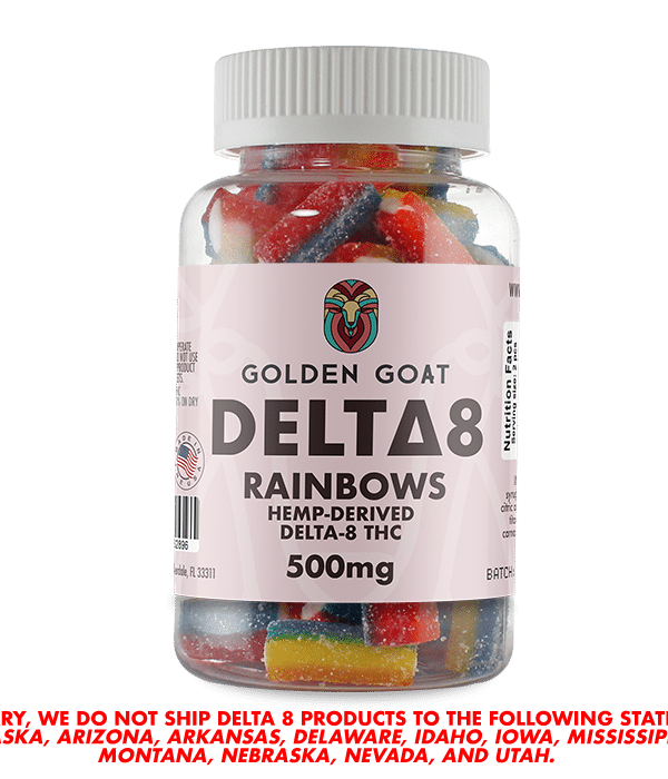Delta 8 Gummies 500mg - Rainbows