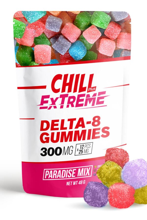 Delta 8 Paradise Mix Gummies - Chill Plus - 300mg