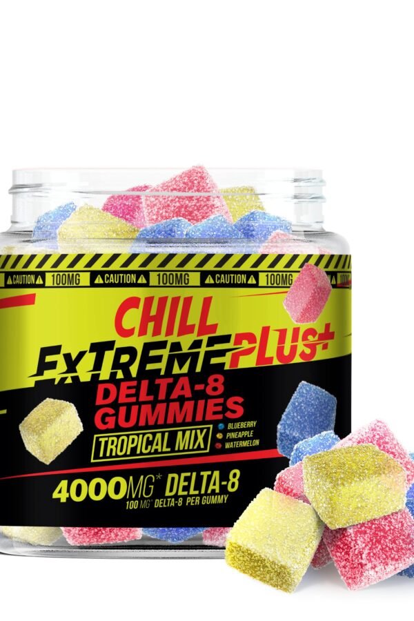 Delta 8 Tropical Mix Gummies - Chill Extreme - 4000MG