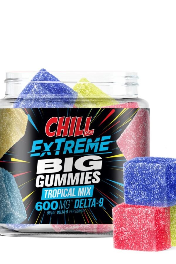 Delta 9 Tropical Mix Gummies - Chill Plus - 600mg