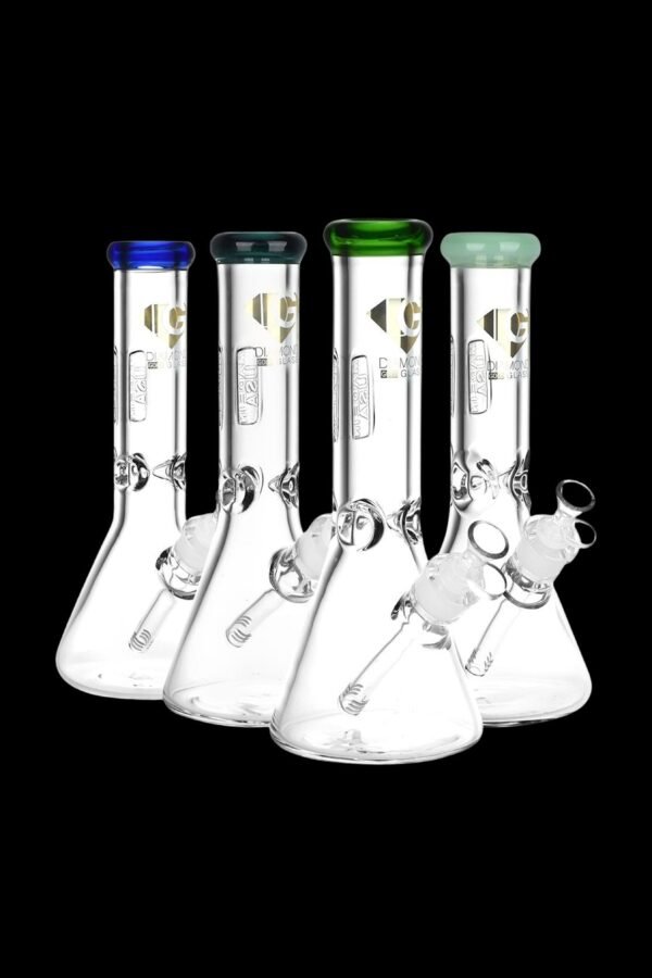 Diamond Glass American Made Beaker Water Pipe
