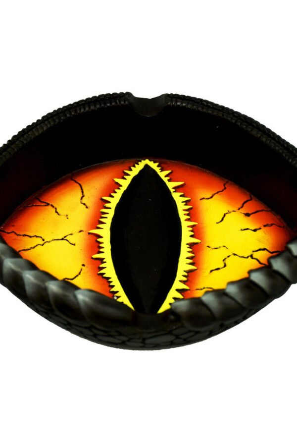 Dragon Eye Polyresin Ashtray