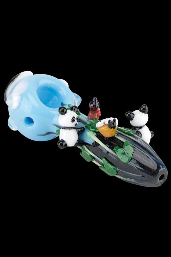 Empire Glassworks Spoon Pipe - Climbing Pandas