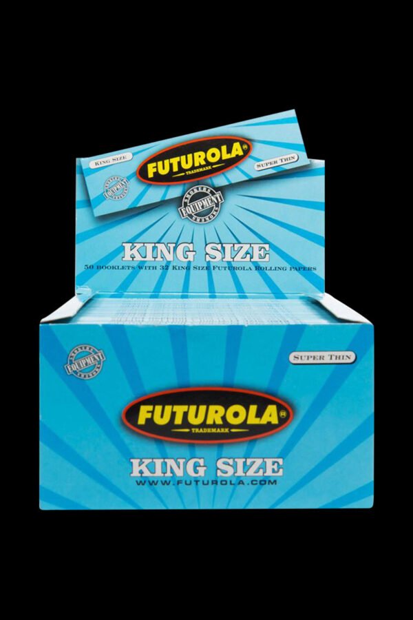 Futurola King Size Rolling Papers - 1 - 5 or 50 Pack