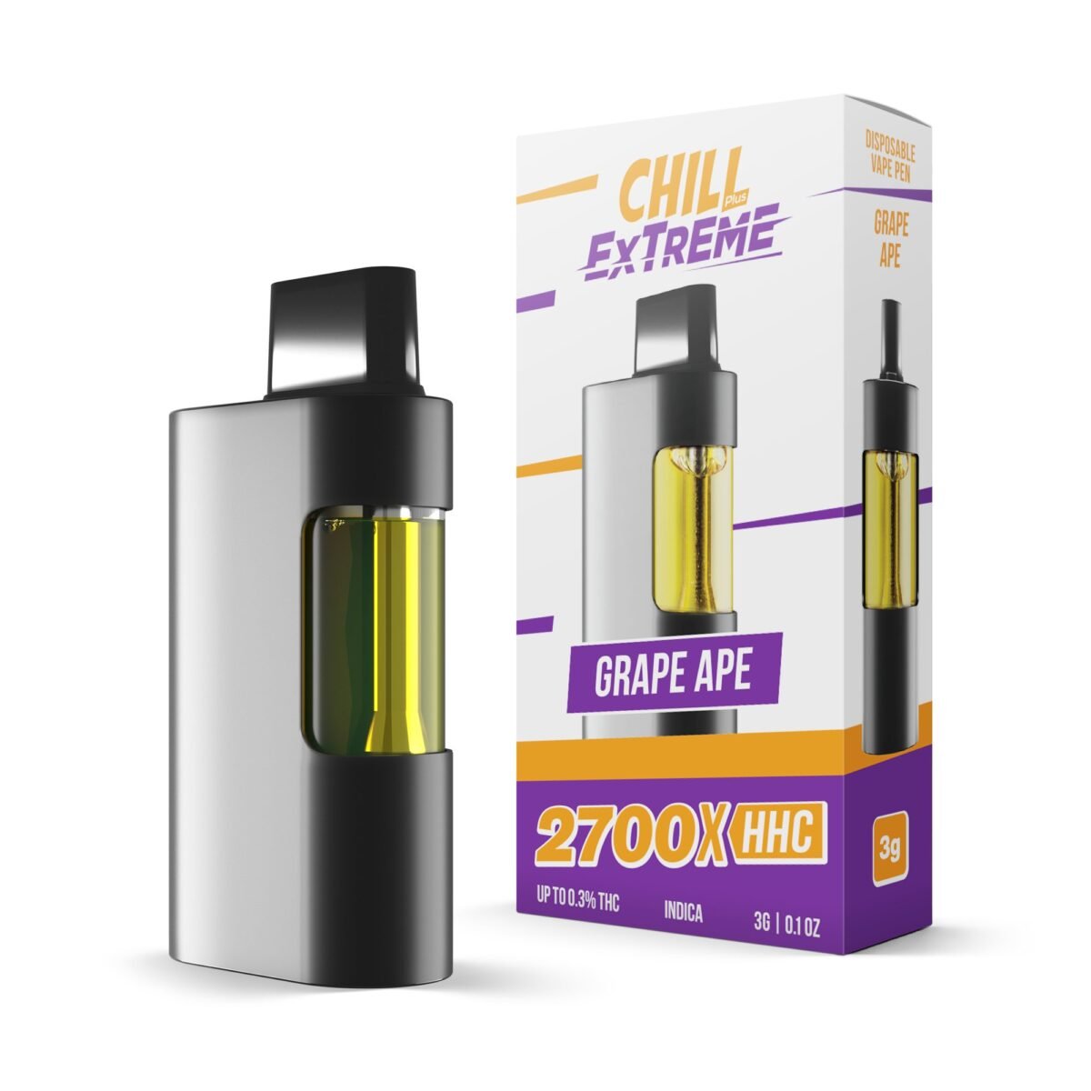Grape Ape HHC - Disposable - Chill Plus- 2700MG