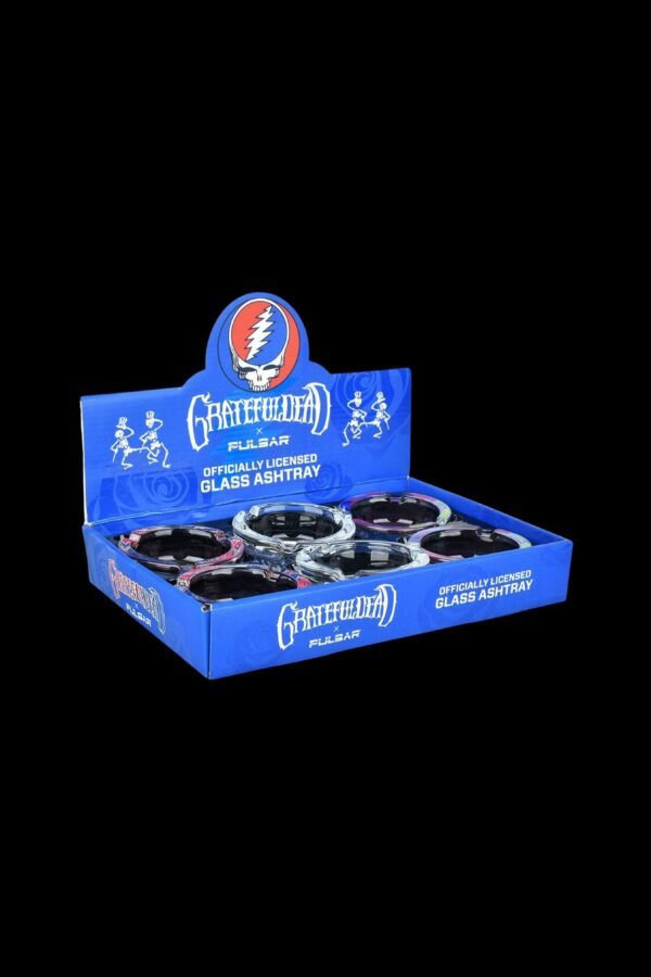 Grateful Dead x Pulsar Licensed Glass Ashtrays - 6ct Display