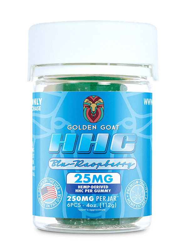 HHC Blue Raspberry Rings 250mg 4oz
