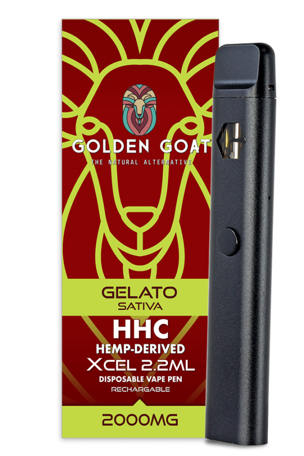 HHC Vape Device, 2000mg, Rechargeable/Disposable - Gelato