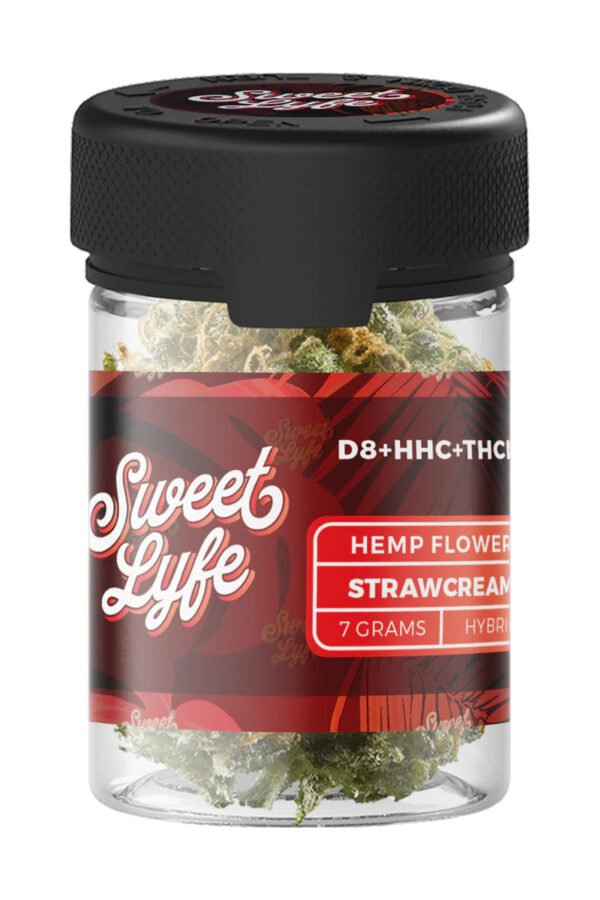 Hemp Flower D8+HHC+THCP - 7g - Strawcream - Hybrid