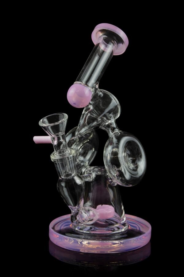 Hourglass Base Bent Neck Water Pipe