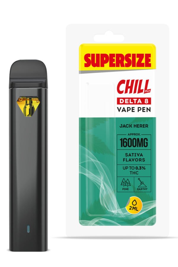 Jack Herer Delta 8 THC - Disposable - Chill Plus - 1600mg