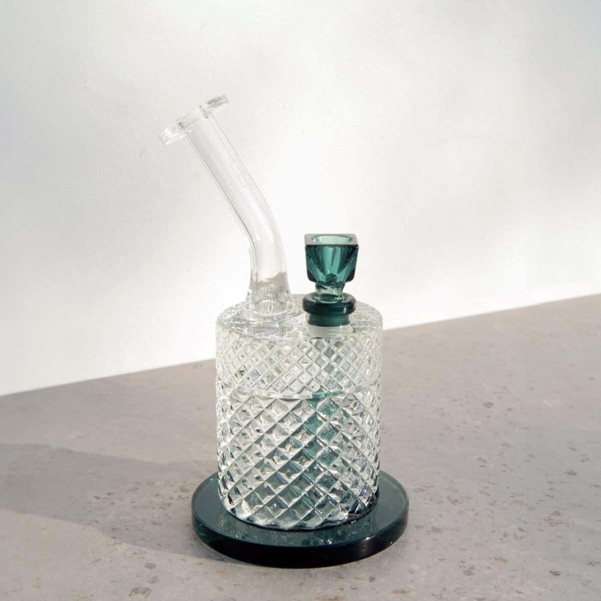 Jane West Twenties Collection Water Pipe / Teal