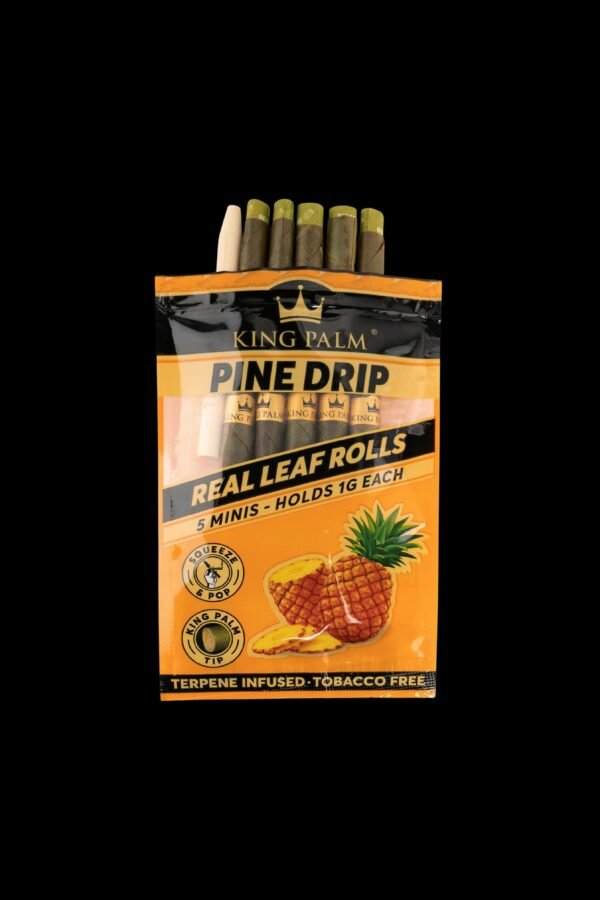 King Palm Pine Drip Mini Flavor Pre Rolled Leaf Tubes - 5 Pack
