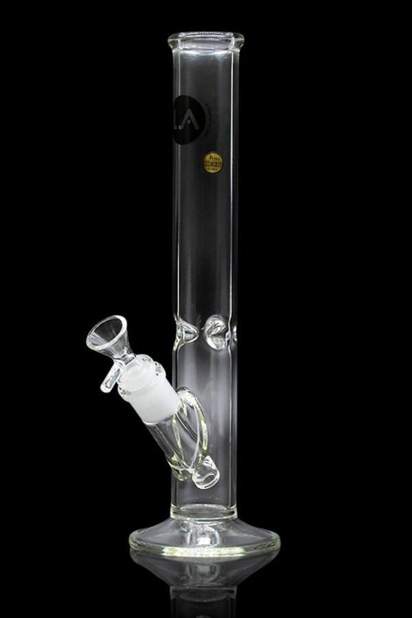 LA Pipes 12"" Clear Straight Water Pipe