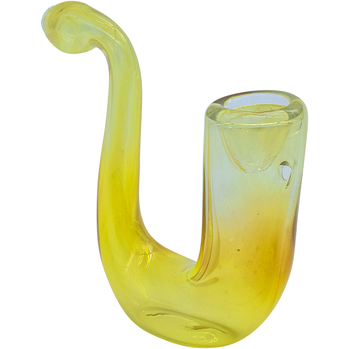 LA Pipes ""Calabash"" Fumed Glass Sherlock