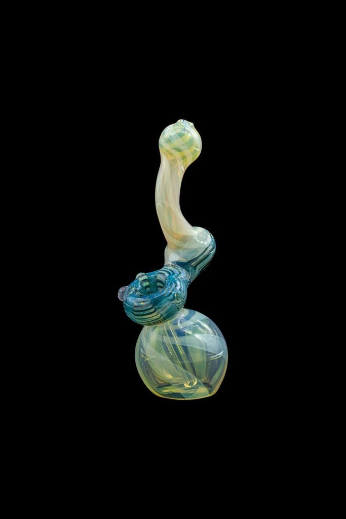LA Pipes Fumed Sherlock Bubbler - The Rake Bubb