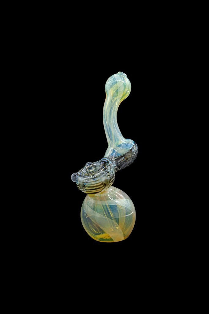LA Pipes Fumed Sherlock Bubbler - The Rake Bubb