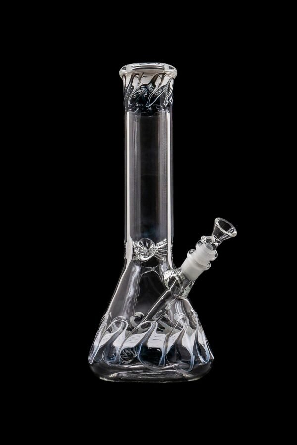 LA Pipes ""Phoenix Rising"" Color Wrapped Beaker Bong