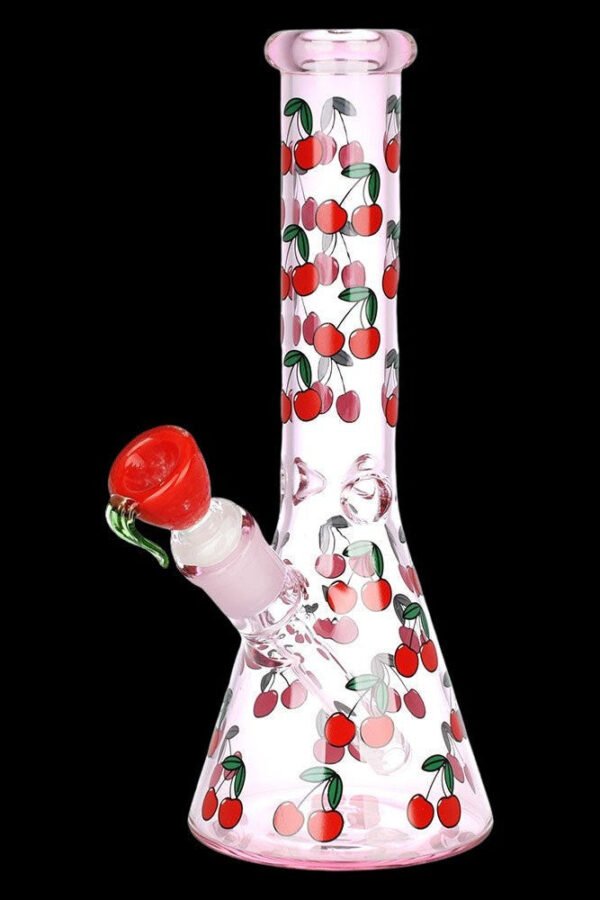 Life Is A Bowl Of Cherries Beaker Water Pipe - 10in