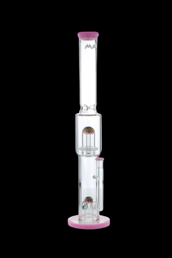 MAV Glass Wig Wag Reversal Double UFO Straight Tube
