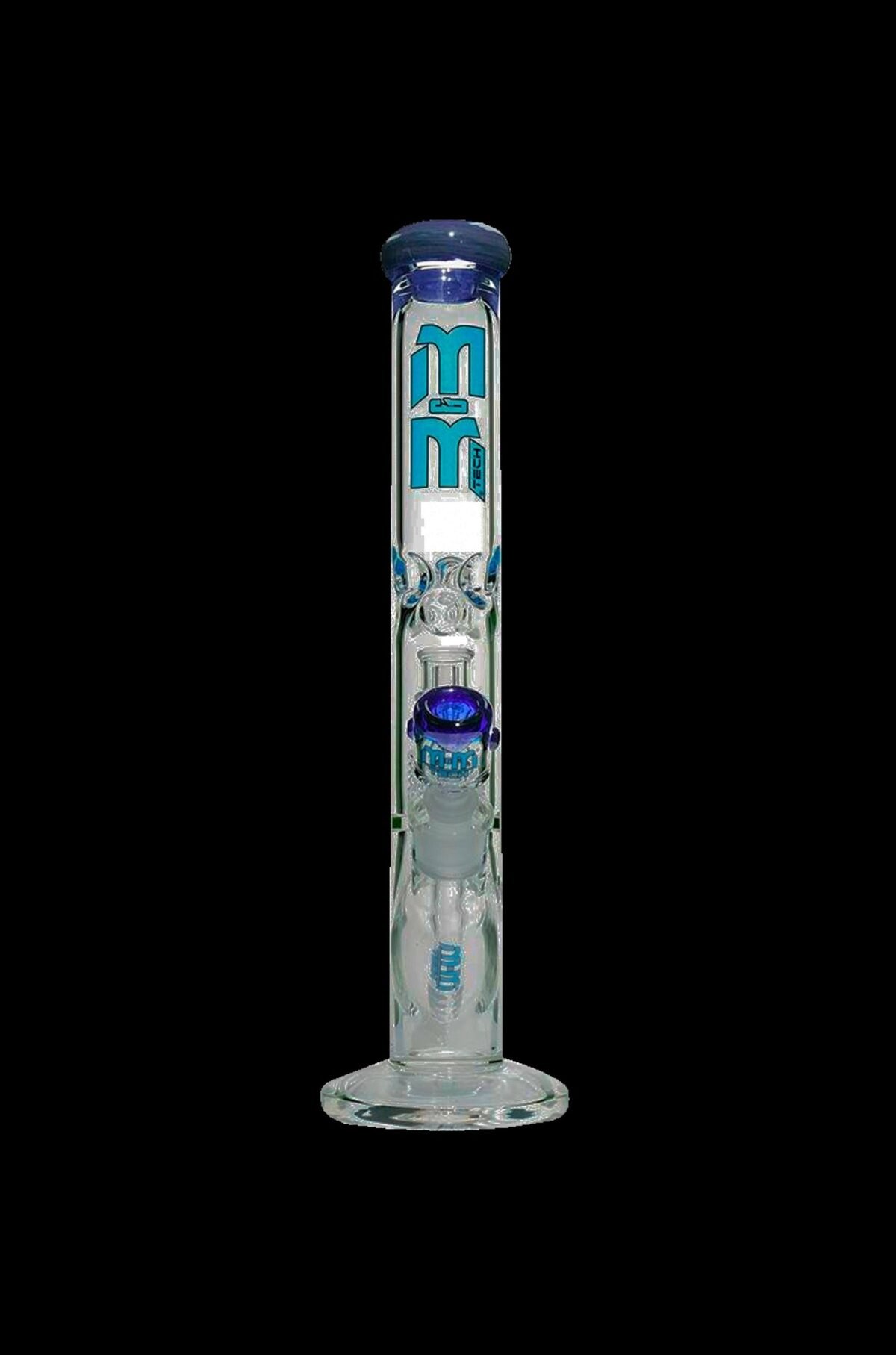 M&M Tech Straight Tube Bong with Chandelier Perc