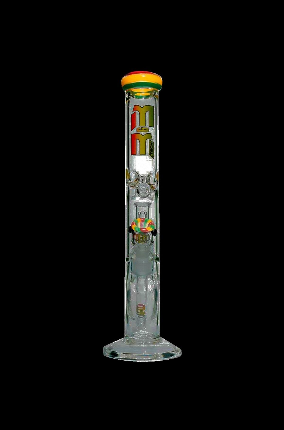 M&M Tech Straight Tube Bong with Chandelier Perc