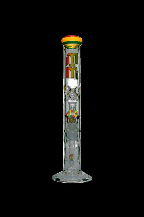 M&M Tech Straight Tube Bong with Chandelier Perc
