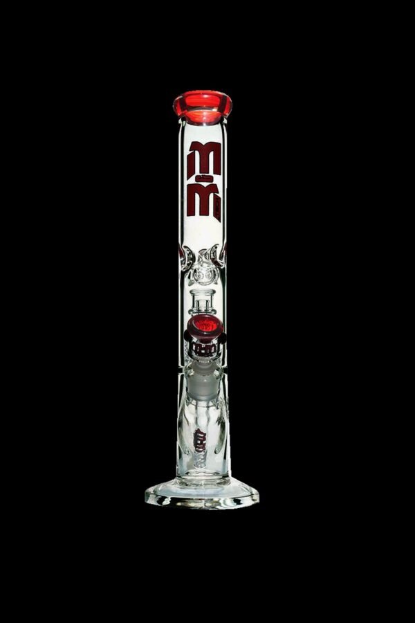 M&M Tech Straight Tube Bong with Chandelier Perc