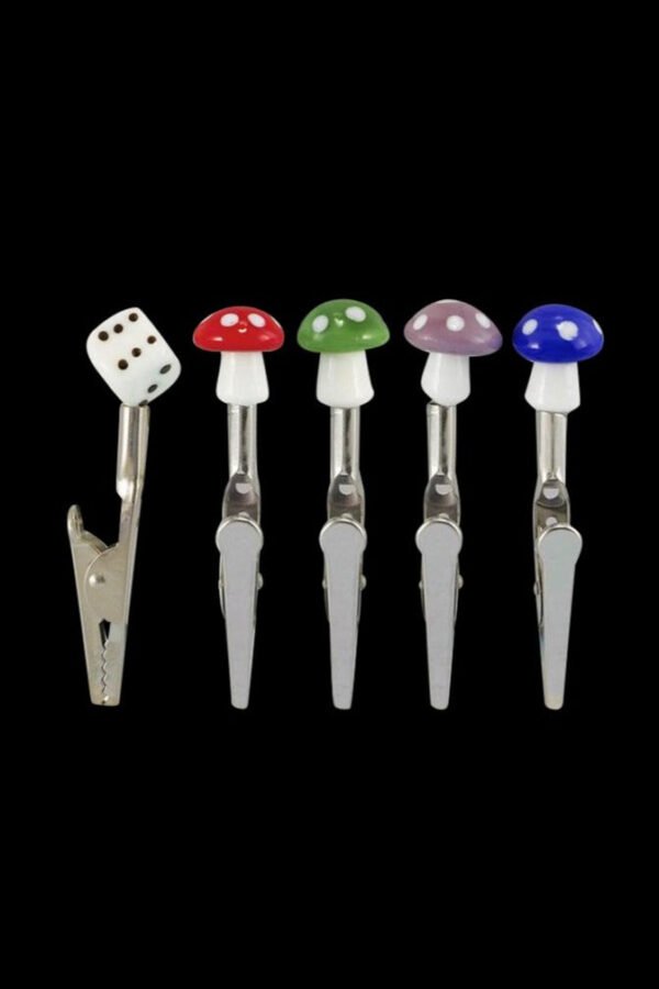 Memo Clips Mushrooms & Dice - 50 Pack