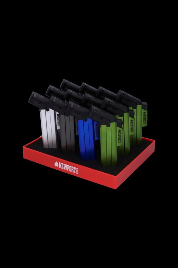 Newport Zero Side Torch Lighters Assorted Long - 12 pk