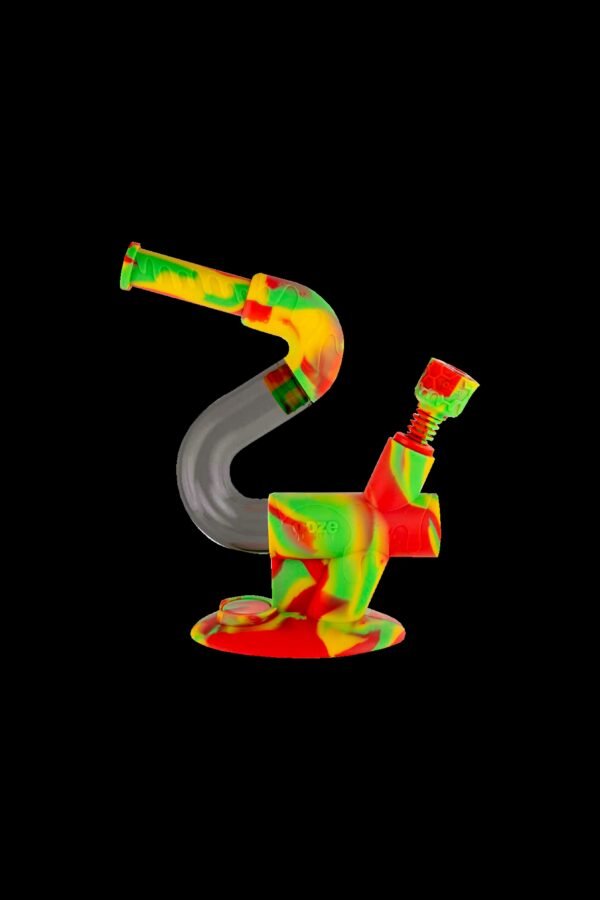Ooze Swerve 4-in-1 Hybrid Silicone and Glass Water Pipe