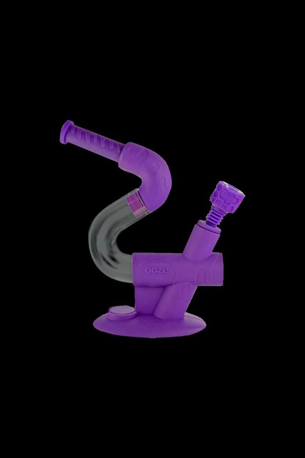 Ooze Swerve 4-in-1 Hybrid Silicone and Glass Water Pipe