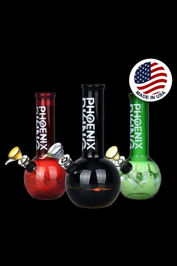 Phoenix Rising Round Base Water Pipe